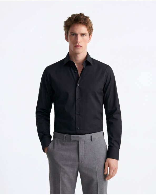 Camicia Tinta Unita Slim Fit