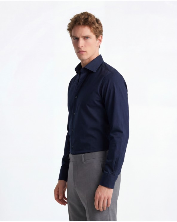Camicia Tinta Unita Slim Fit