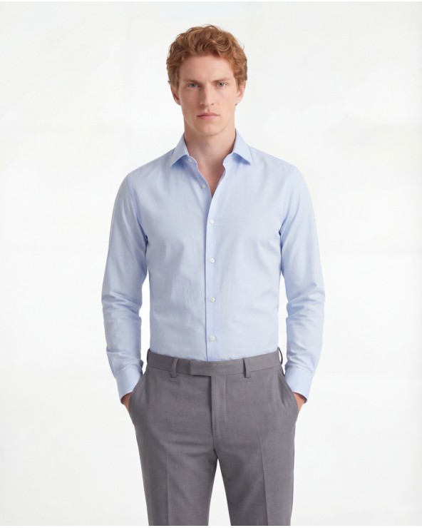 Camicia Tinta Unita Slim Fit