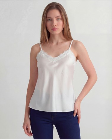 Top In Raso Con Merletto 6572/02190