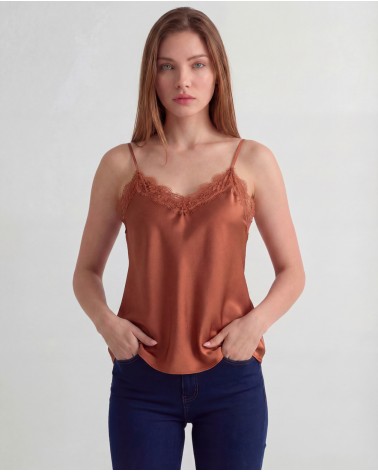 Top In Raso Con Merletto 6572/02190