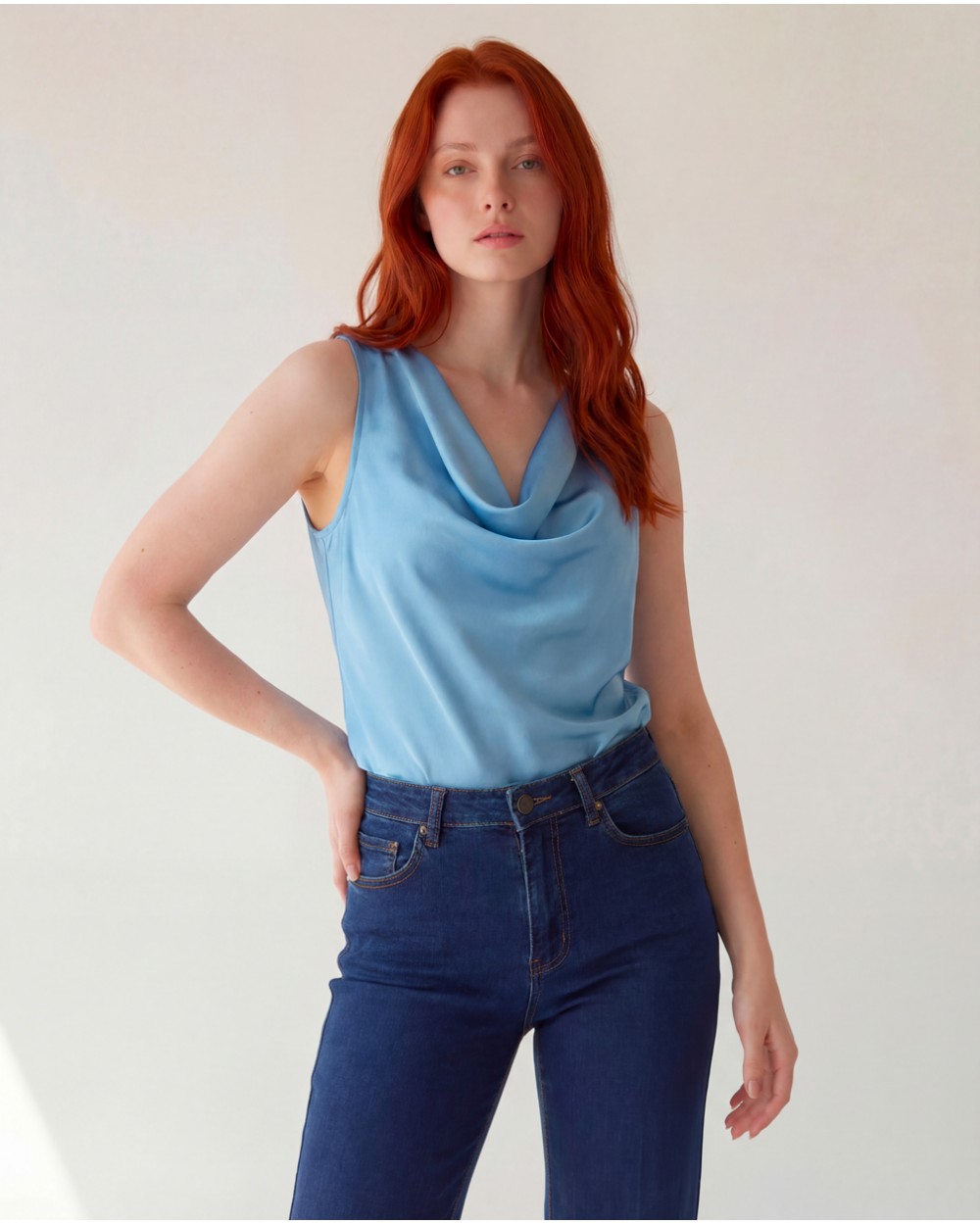 Top Scollo A Cappuccio 5866/09210