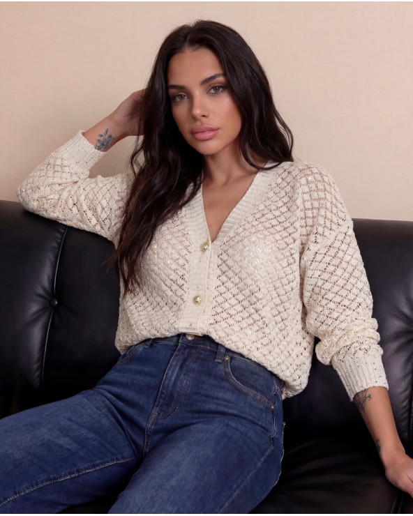 Cardigan Con Paillettes 16190/90300
