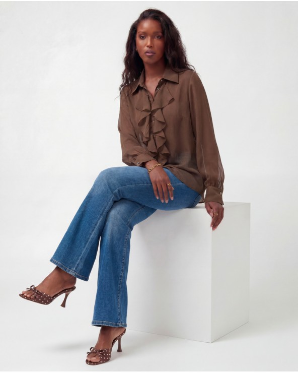 Camicia Con Rouche 91887/74500