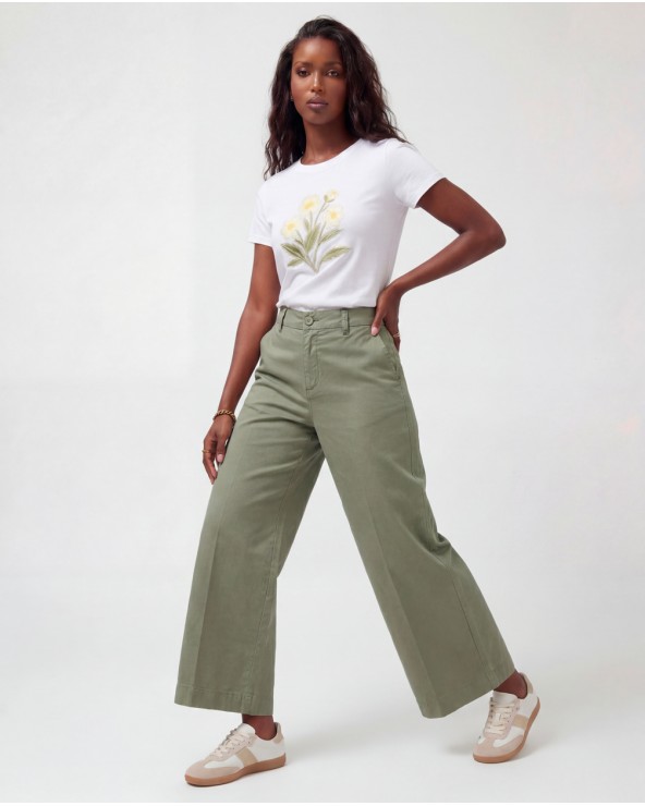 Pantaloni A Palazzo Con Elastico 81129/71850