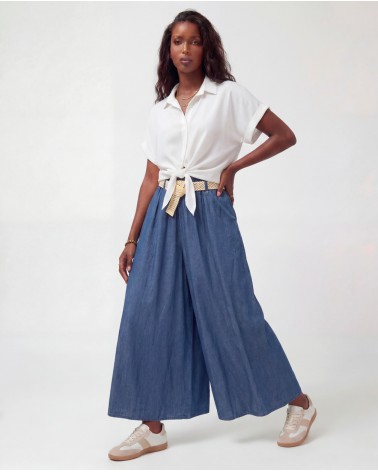 Jeans A Palazzo Con Cintura 2617/69450