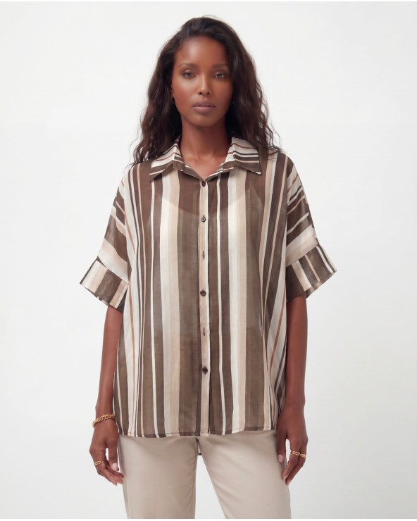 Camicia Rigata 18868/15600