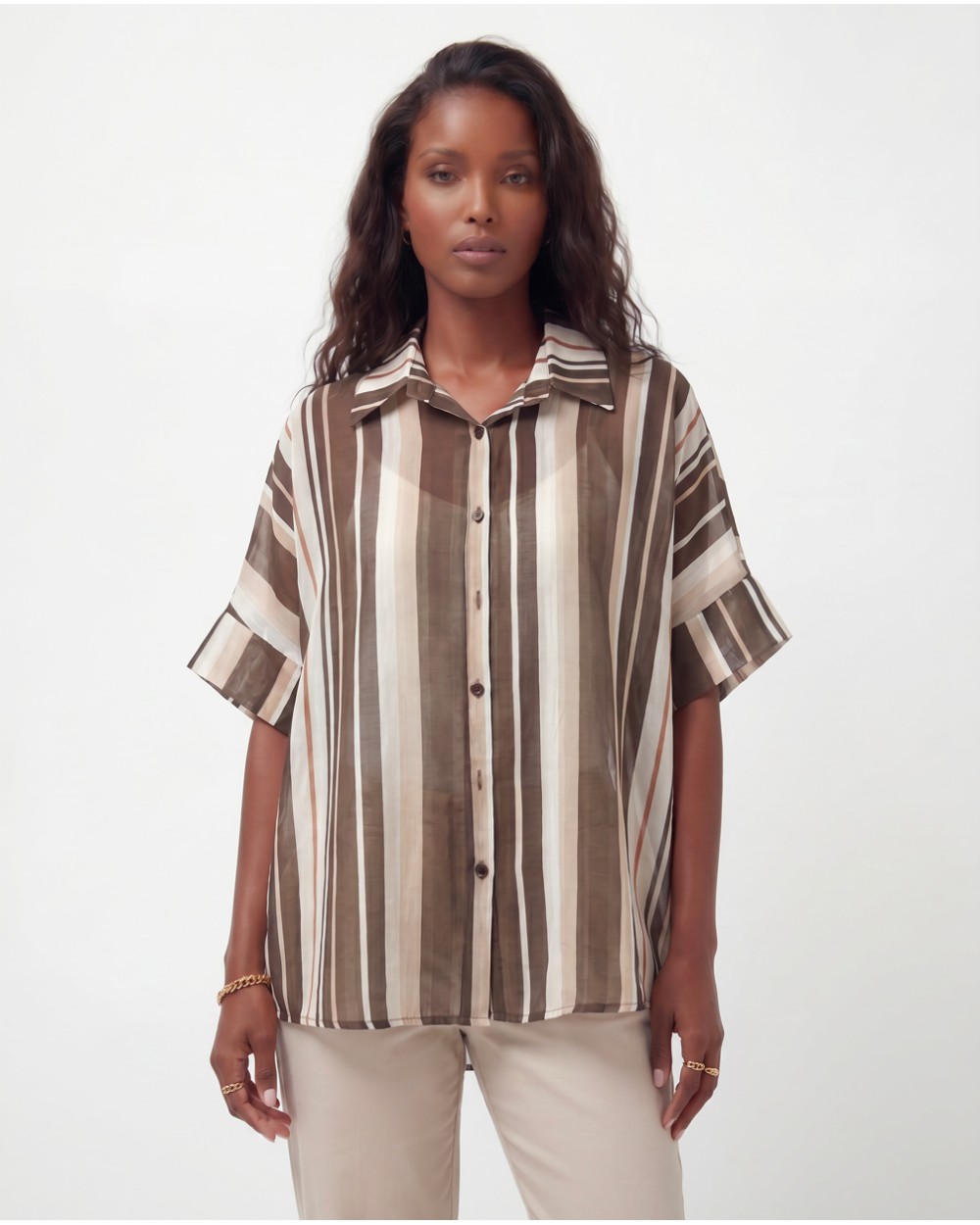 Camicia Rigata 18868/15600