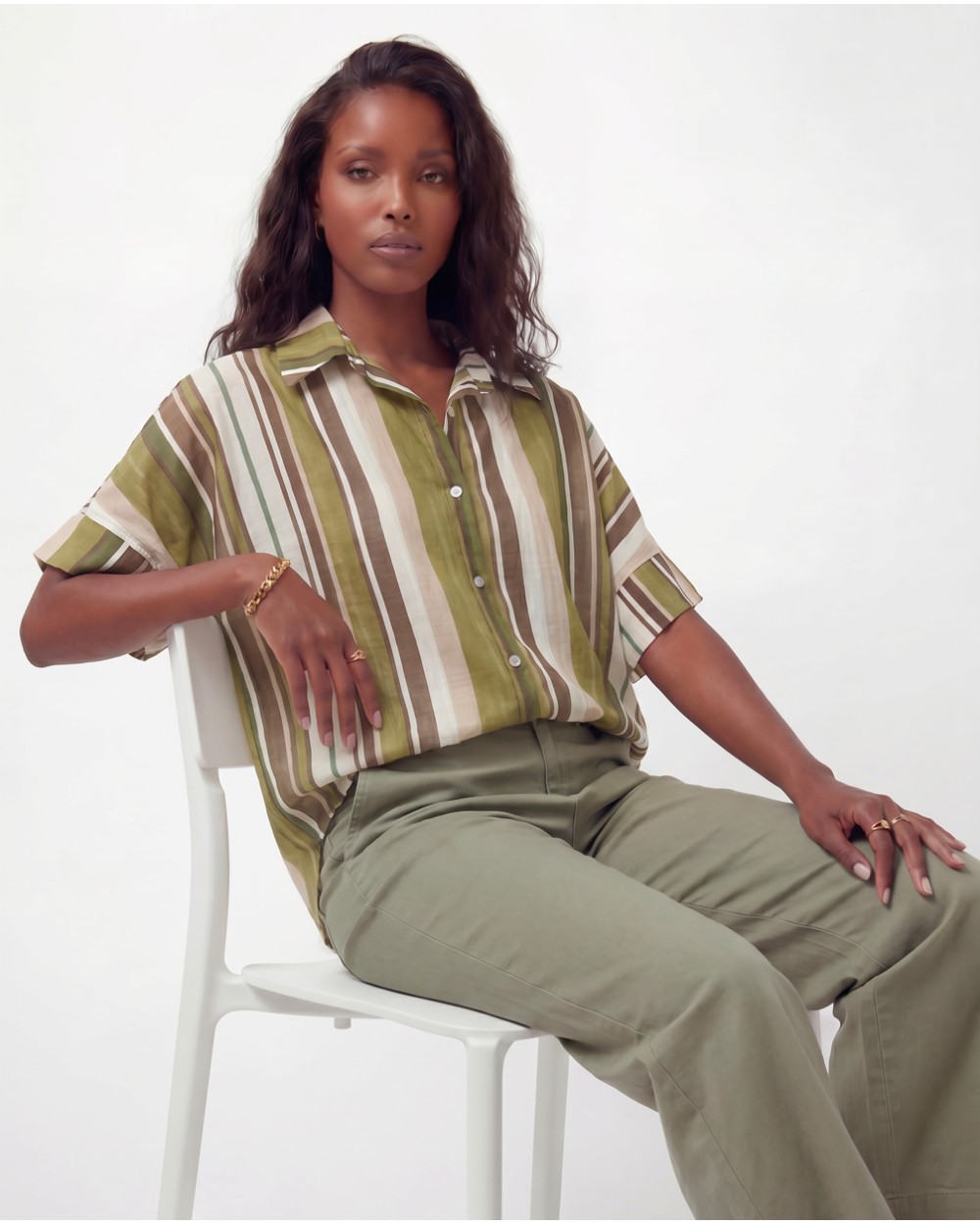 Camicia Rigata 18868/15600