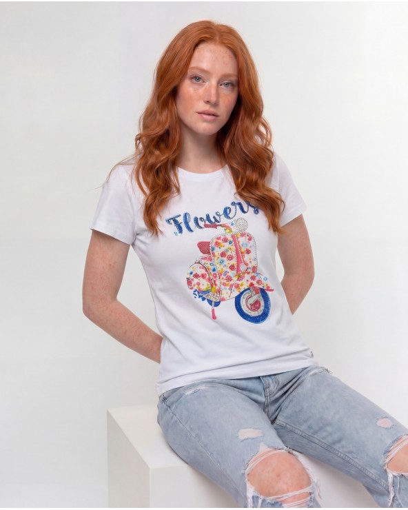 T-Shirt Con Stampa RS089/25225