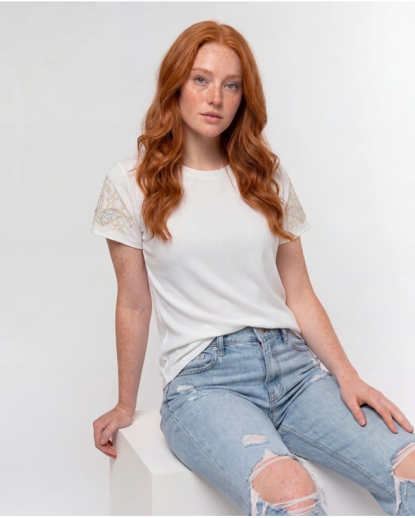 T-Shirt Con Applicazioni 0270/23190