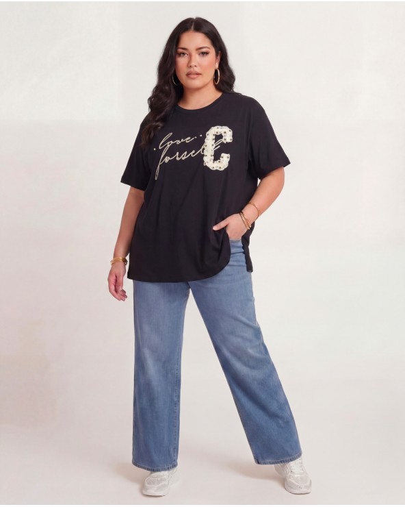 T-Shirt Con Applicazioni K561/22200