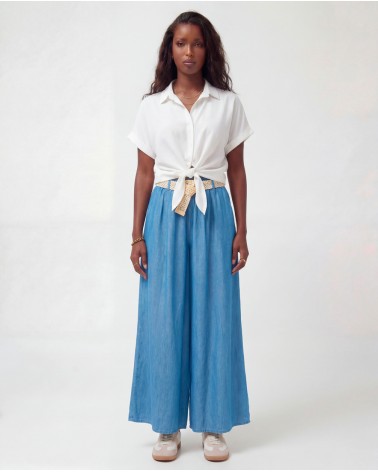 Jeans A Palazzo Con Cintura 2617/69450