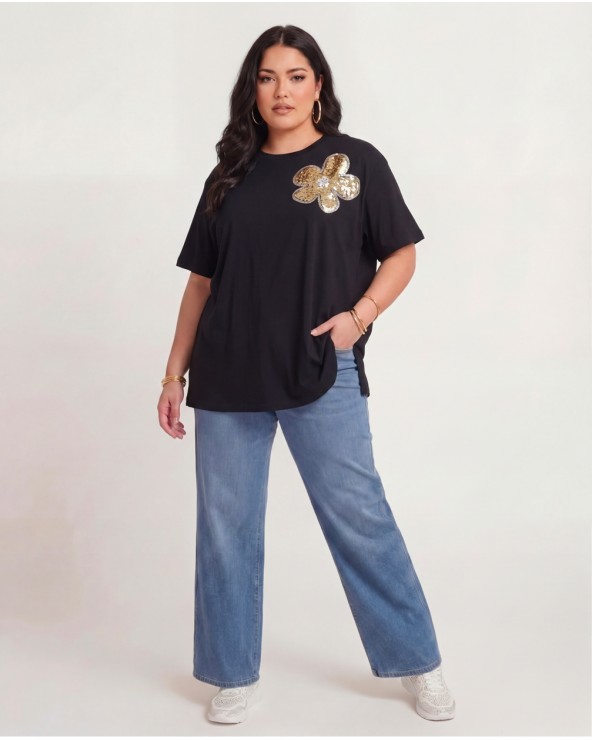 T-Shirt Con Applicazione 0251/27200