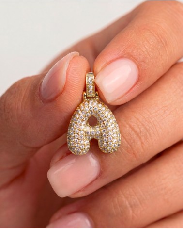 Lettera Con Strass Oro 6780/97125