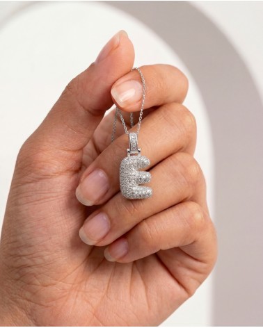 Lettera Con Strass Argento 6780/36125