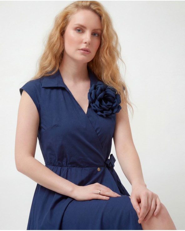 Vestito Con Spilla 12227/65750