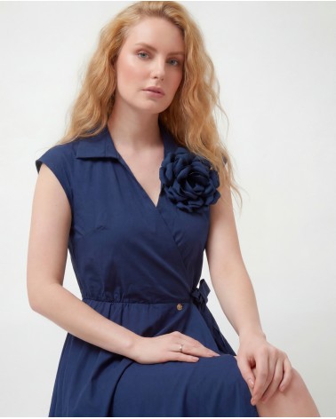 Vestito Con Spilla 12227/65750