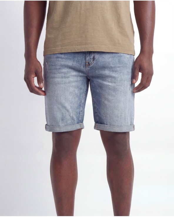 Bermuda Di Jeans Con Rotture HJ1342/80350