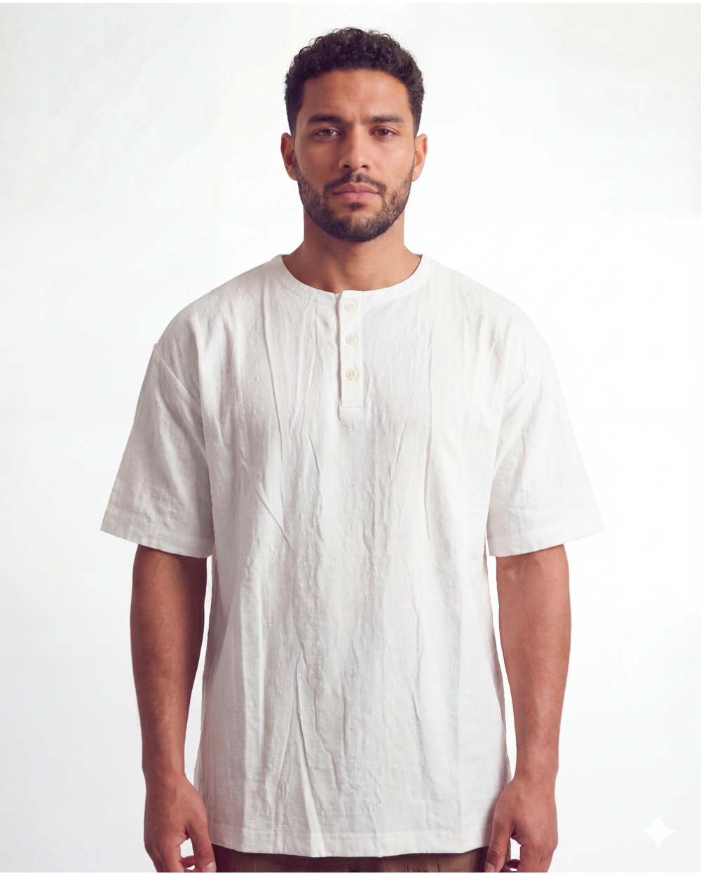 T-Shirt Serafino Oversize 7L067/87325