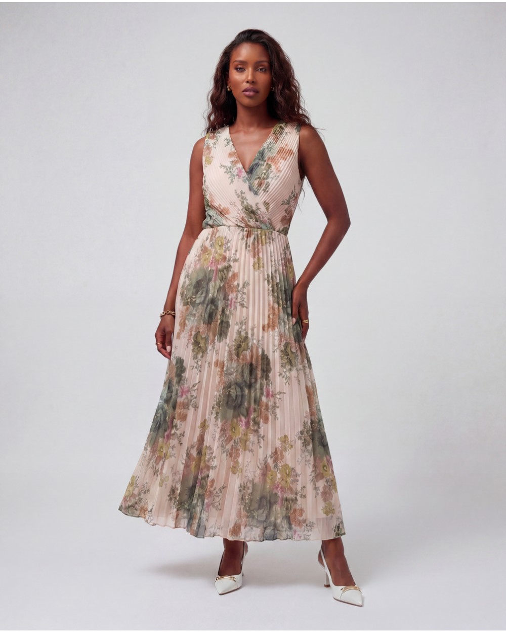 Vestito Maxi A Fantasia 26055/00700