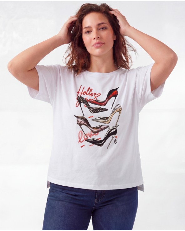 T-Shirt Con Stampa 999T/22215