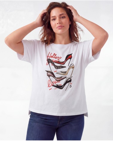 T-Shirt Con Stampa 999T/22215