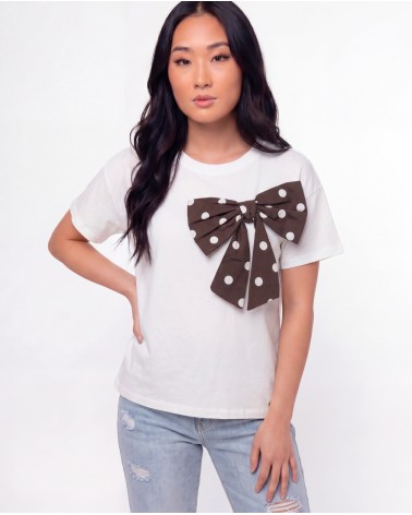 T-Shirt Con Fiocco 12380/61325