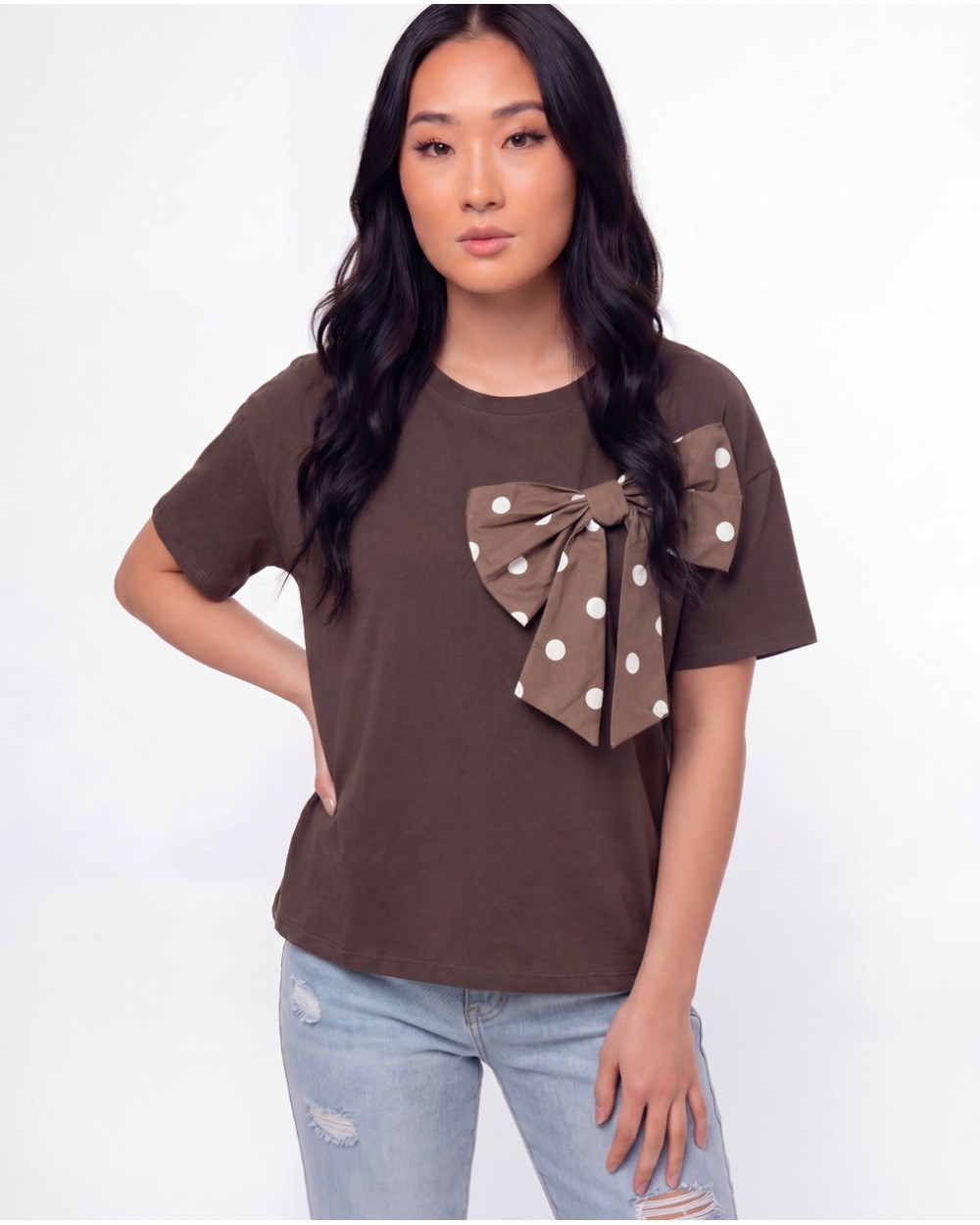 T-Shirt Con Fiocco 12380/61325