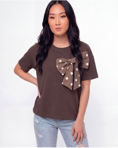 T-Shirt Con Fiocco 12380/61325