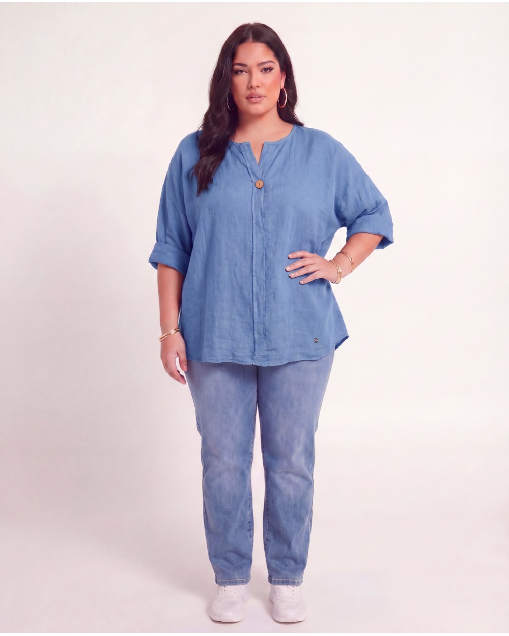 Blusa In Lino 2128/45525