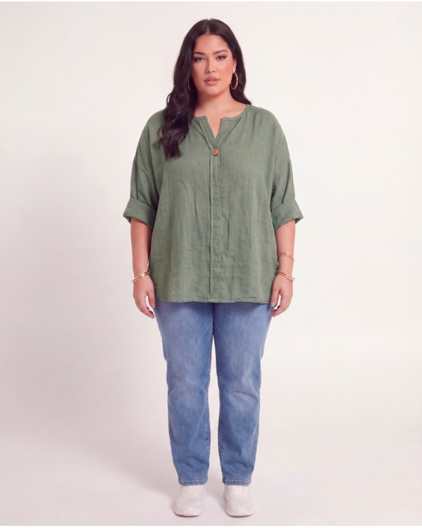 Blusa In Lino 2128/45525