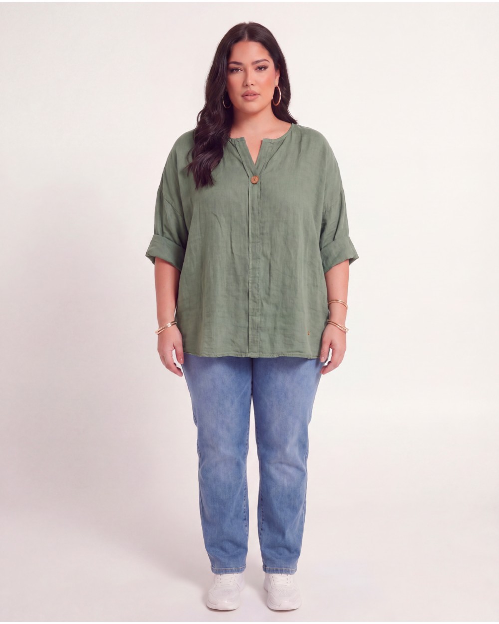 Blusa In Lino 2128/45525