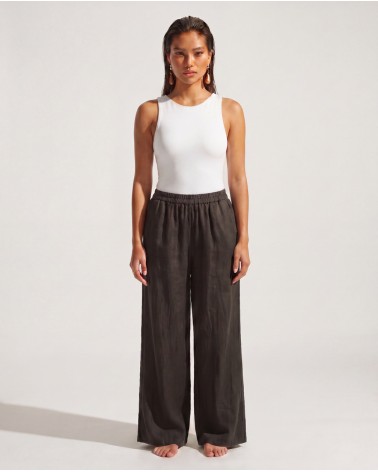 Pantaloni A Palazzo In Lino 9520/89575