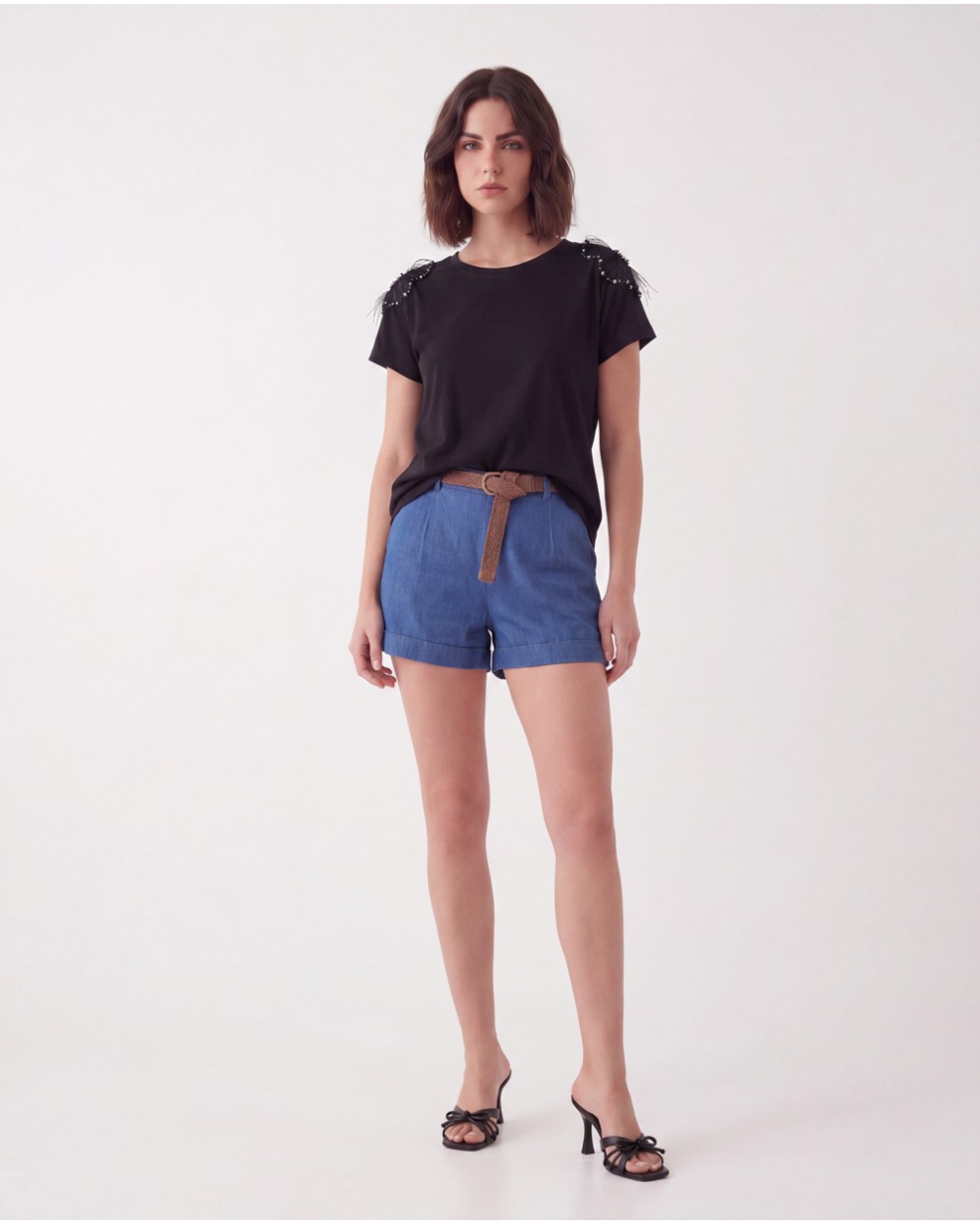 T-Shirt Con Applicazioni 869/98225