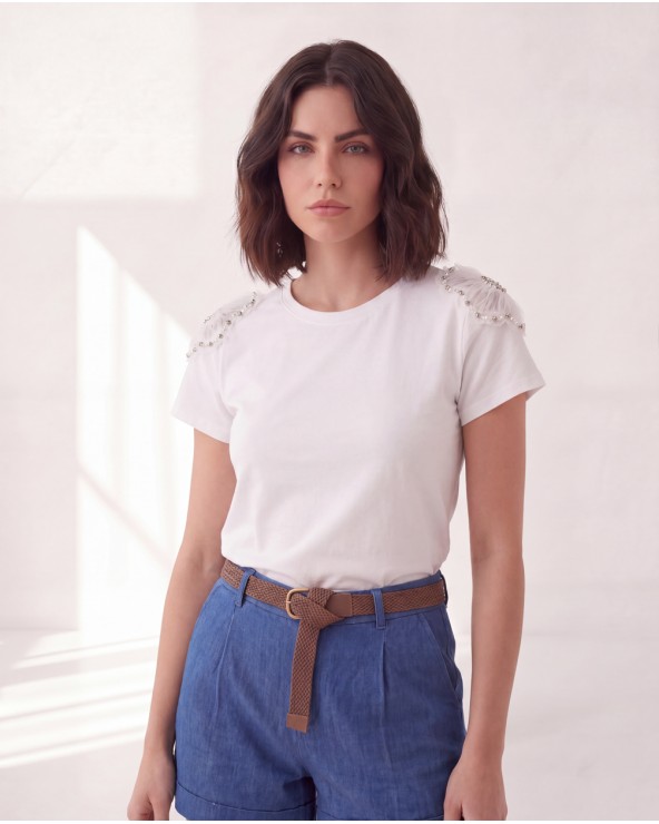 T-Shirt Con Applicazioni 869/98225