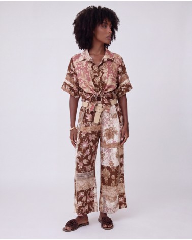 Pantaloni A Palazzo A Fantasia 8490/90900
