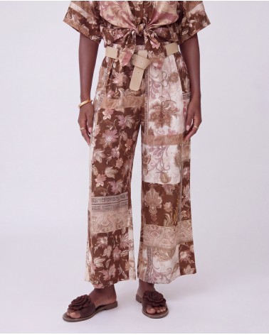 Pantaloni A Palazzo A Fantasia 8490/90900