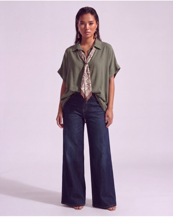 Camicia Con Foulard 61369/26300