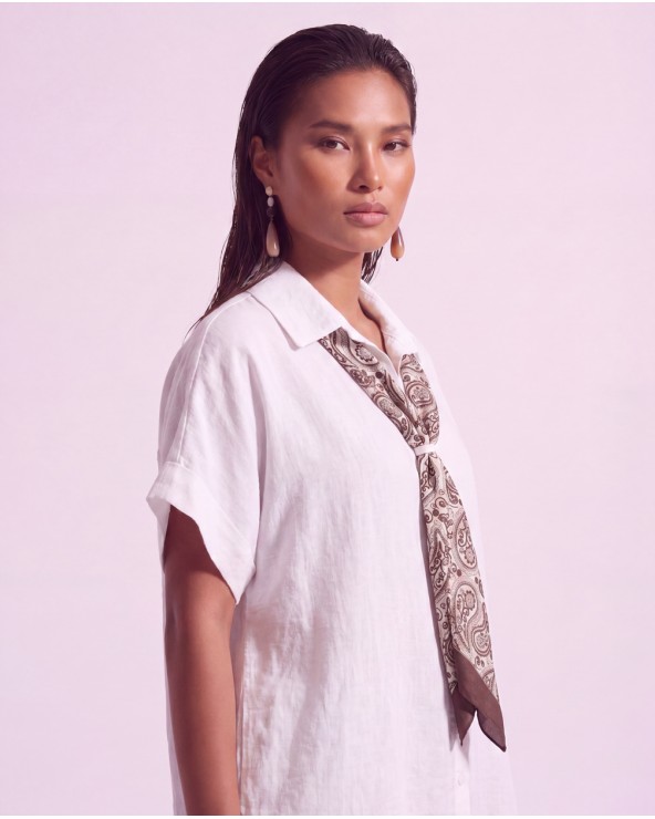 Camicia Con Foulard 61369/26300