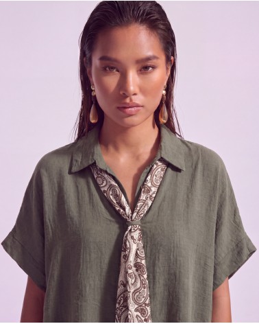 Camicia Con Foulard 61369/26300