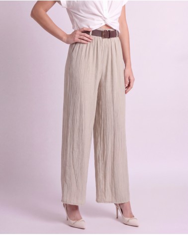 Pantaloni A Palazzo Con Cintura 6311/25350