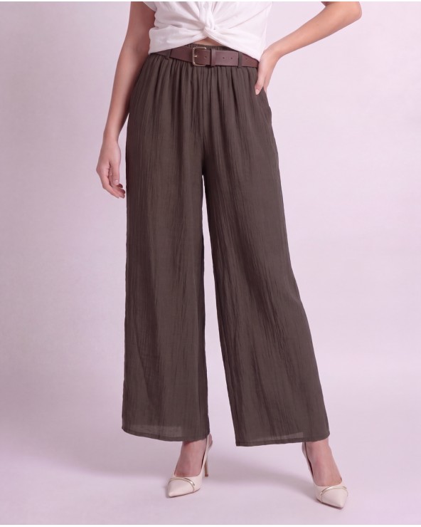 Pantaloni A Palazzo Con Cintura 6311/25350