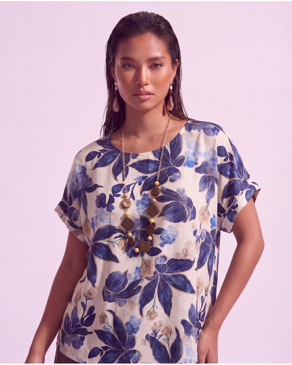Blusa A Fantasia Con Collana 45390/21325