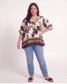 Blusa A Fantasia Oversize Con Collana 2583/35500