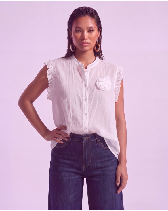 Blusa Con Fiore 19692/43450