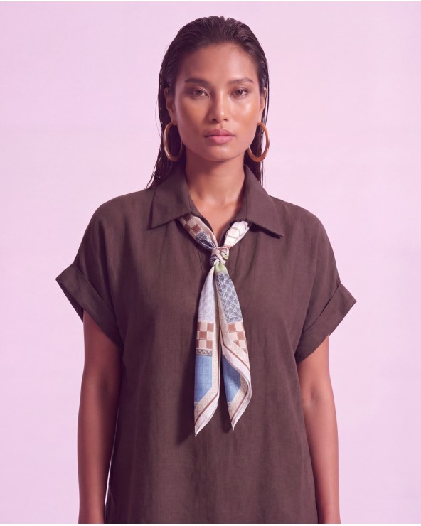 Blusa Con Foulard 2538/42475