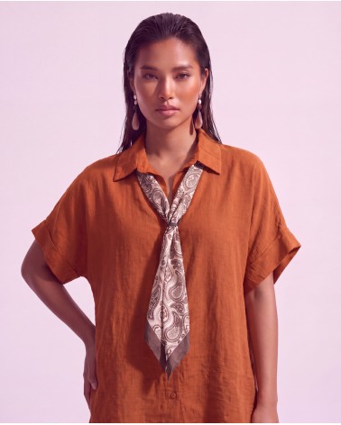 Camicia Con Foulard 61369/26300