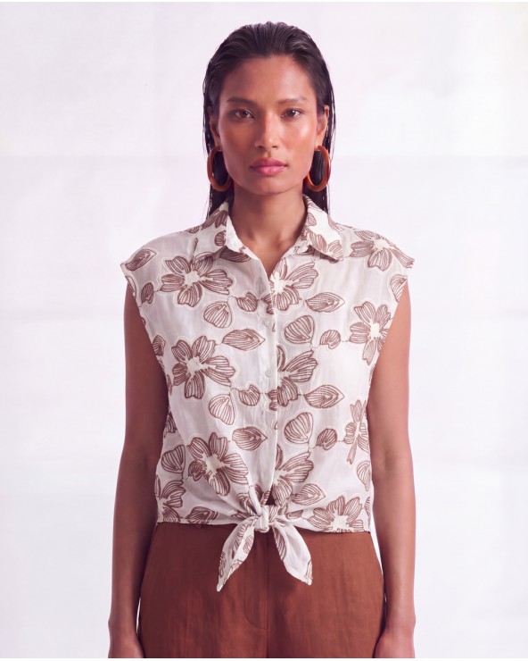 Camicia Con Ricamo 5359/84525