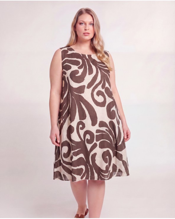 Vestito Midi A Fantasia 15771/25450